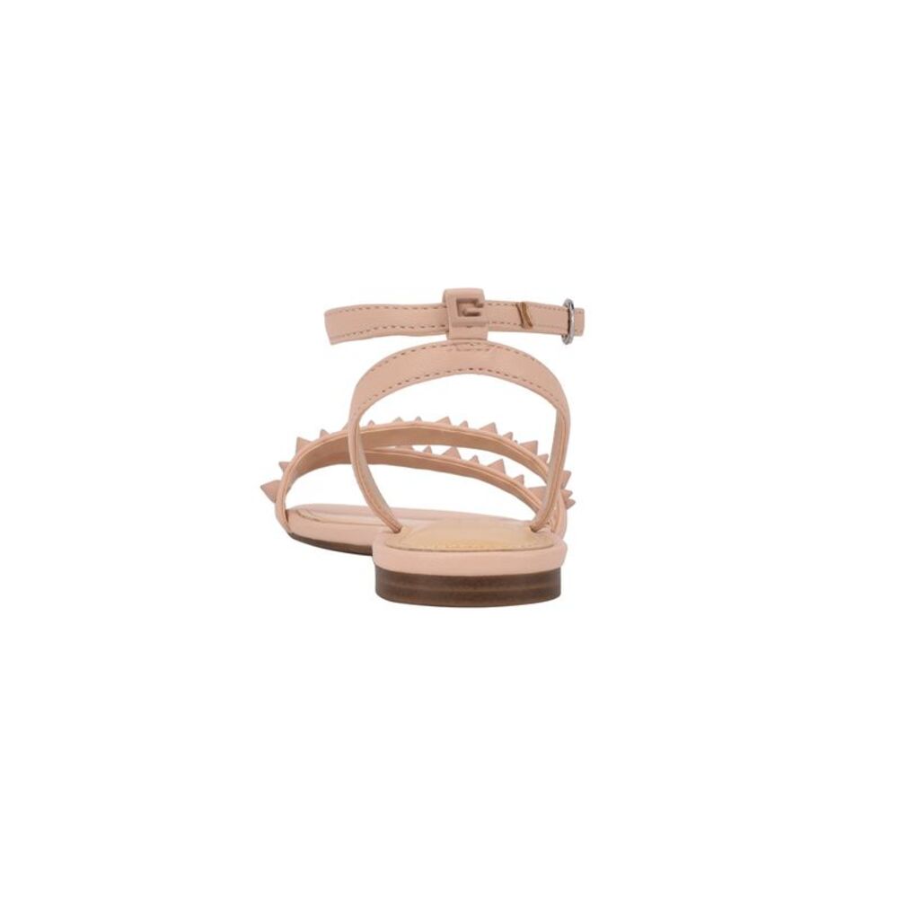 GUESS Womens Pink Studded Padded Teagin Round Toe Buckle Sandals Shoes 11 M - Picture 2 of 4